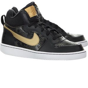 Boys' Court Mid Print Basketball Shoe size 5